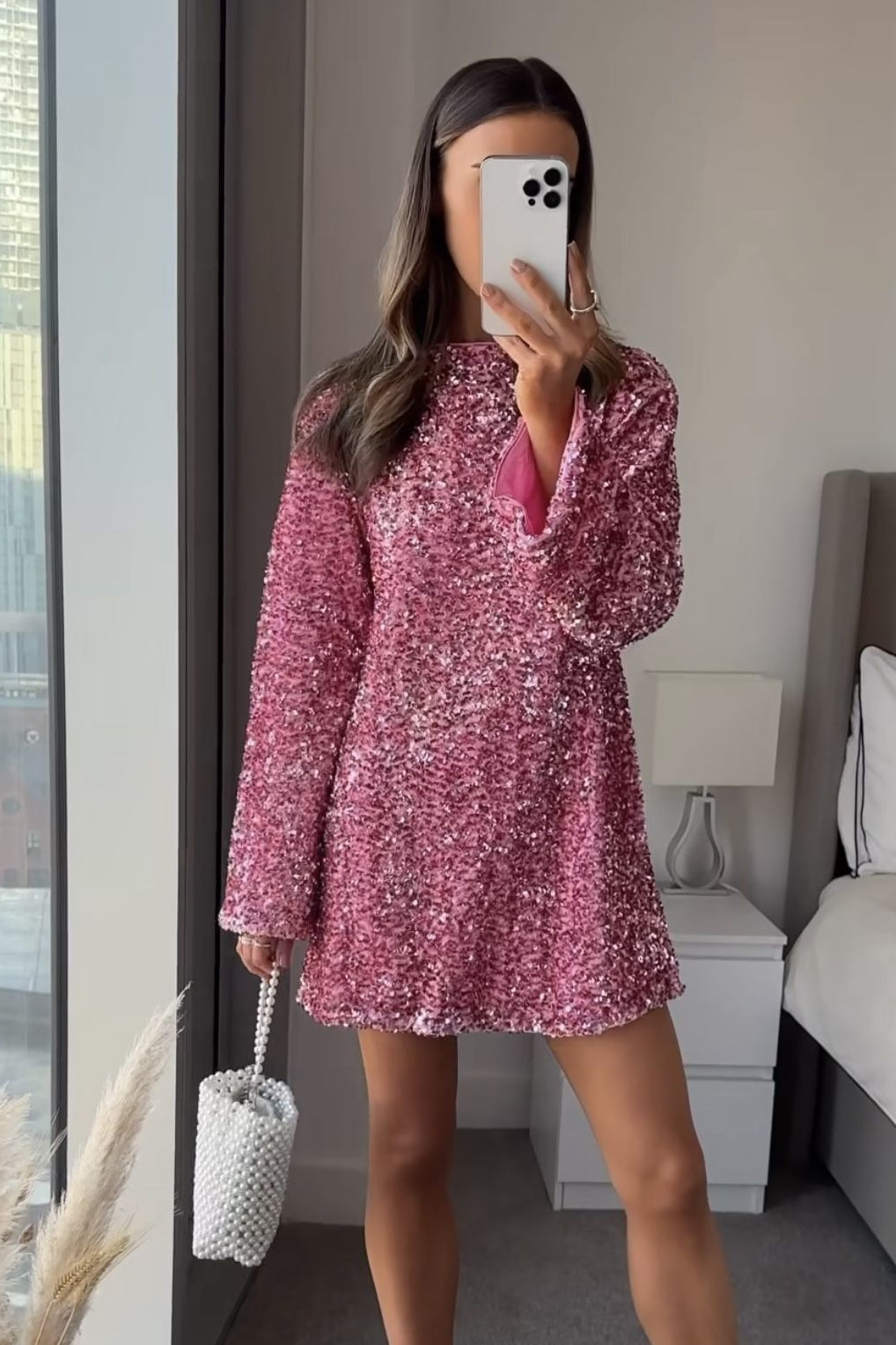 Angela Sequin Dress