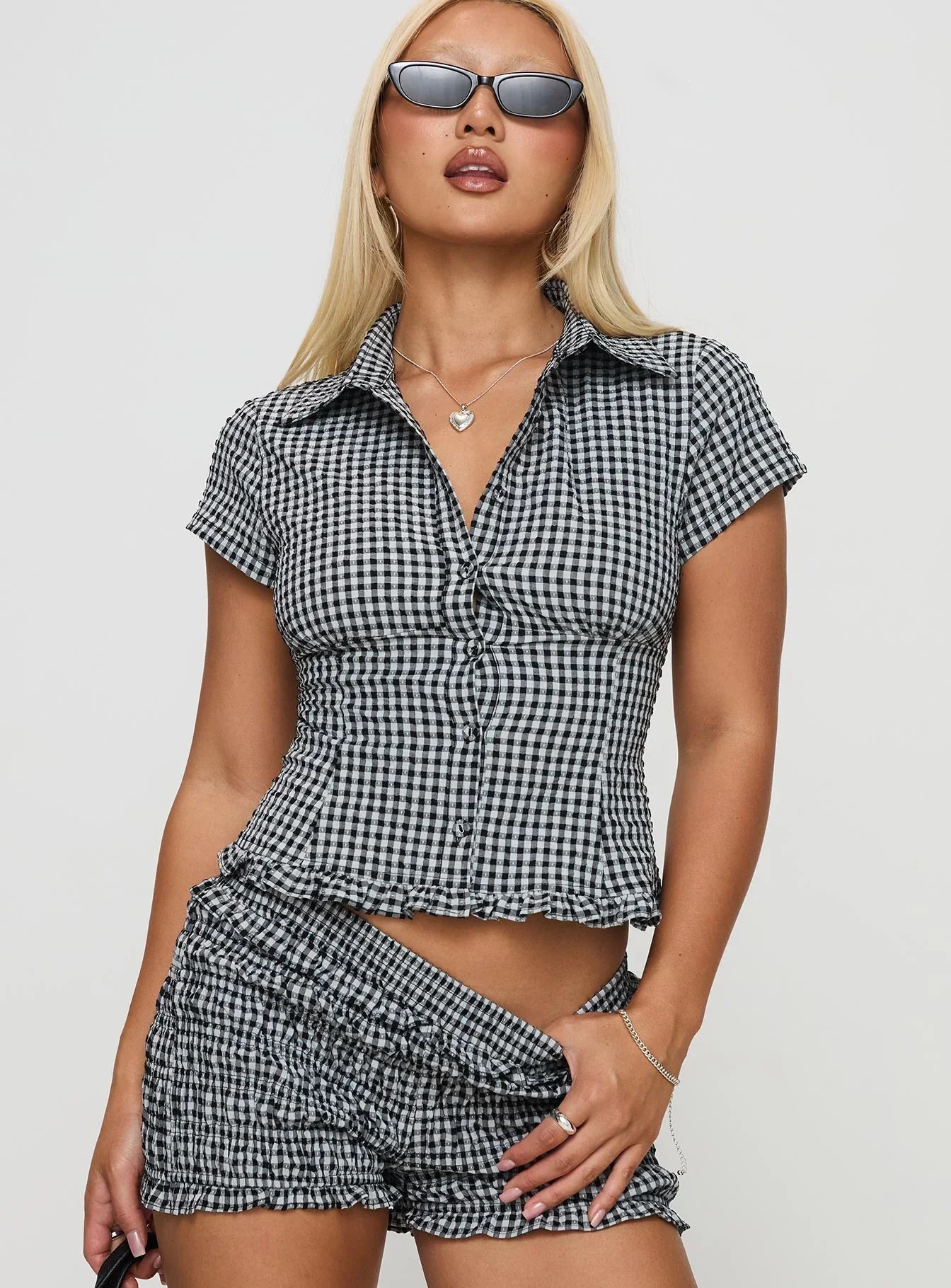 Luz Shirred Top